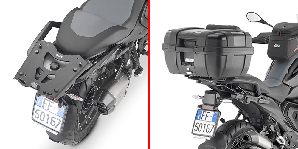 GIVI SRA5143 Specific Rear Rack Monokey for 2024 BMW R1300GS in Black