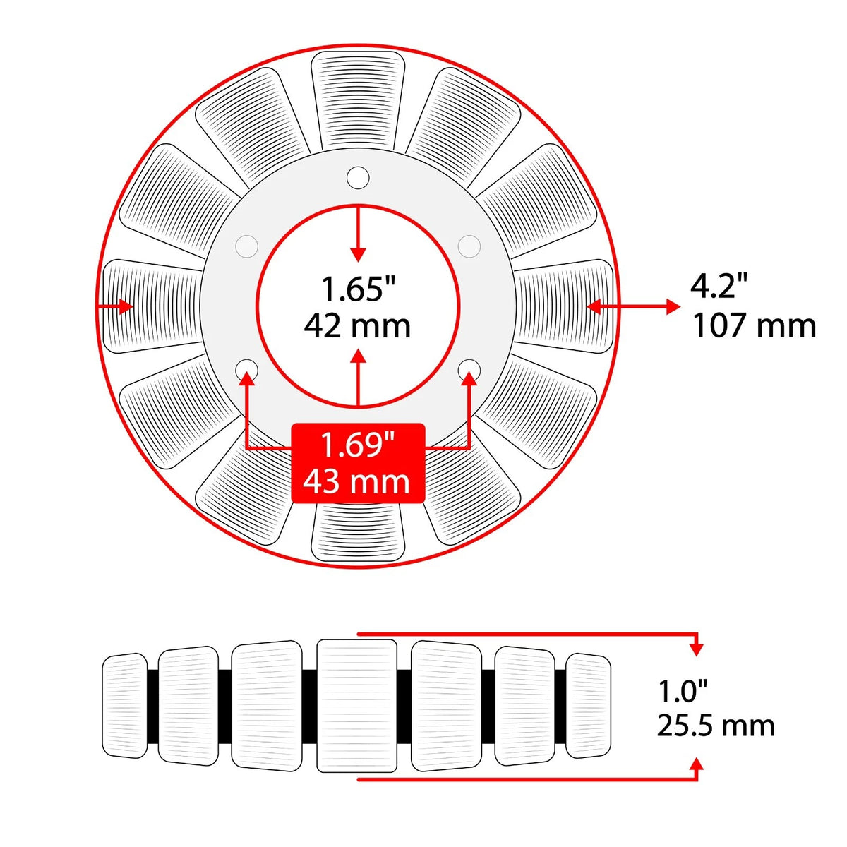 Caltric Stator for Honda TRX420 FE FM TE TM Rancher 420 4X4 2X4 2007-2013