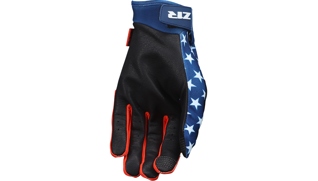 Z1R 250yrs Merica Gloves Leather Palm Touch Screen LIMITED EDITION!