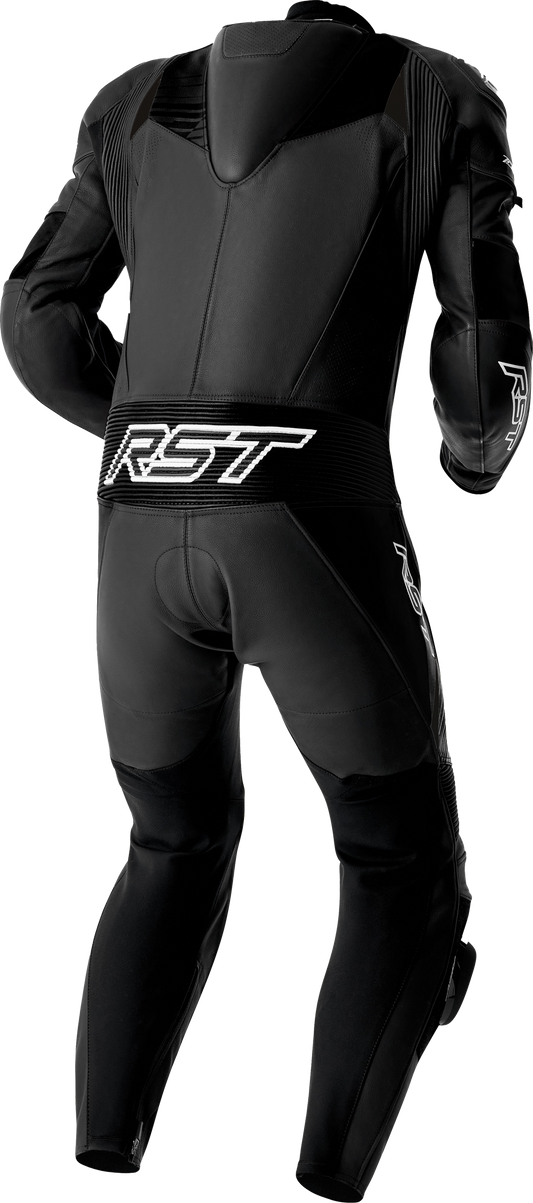 RST Tractech Evo D3o Leather Suit Black and White, Part Number 103634WHI-48
