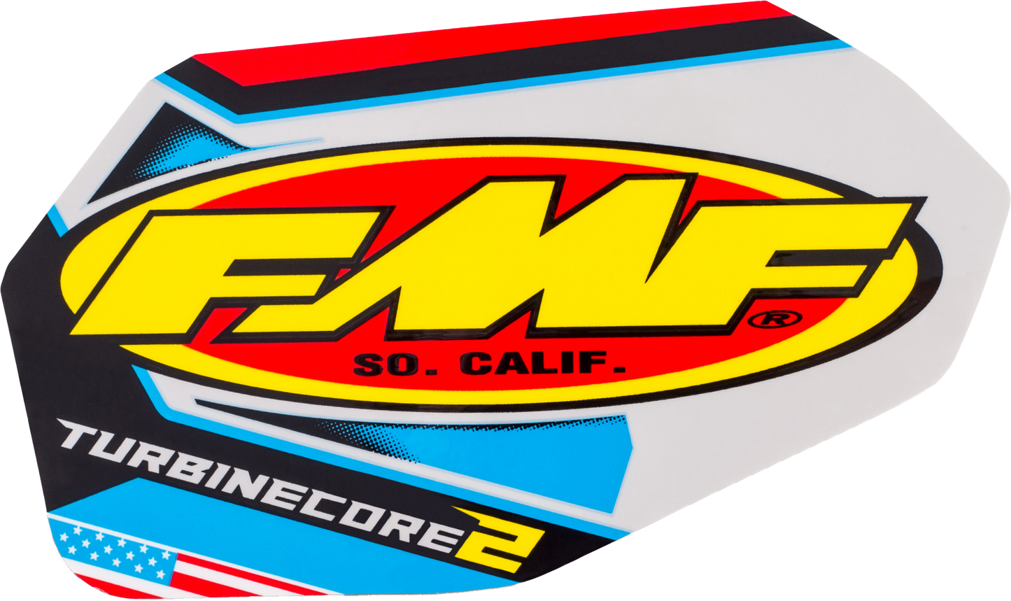 FMF 012699 2 Stroke Turbinecore Decal for Motorcycle Exhaust Systems