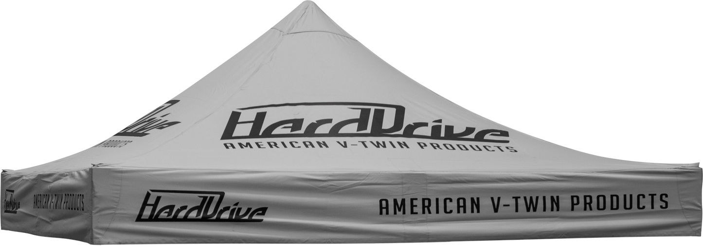 CANOPY GREY WITH LOGO 10' X 10' REPLACMENT TOP