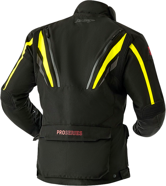 RST Pro Series Paragon D3O Textile Jacket with Level 2 Armor - Yellow and Black