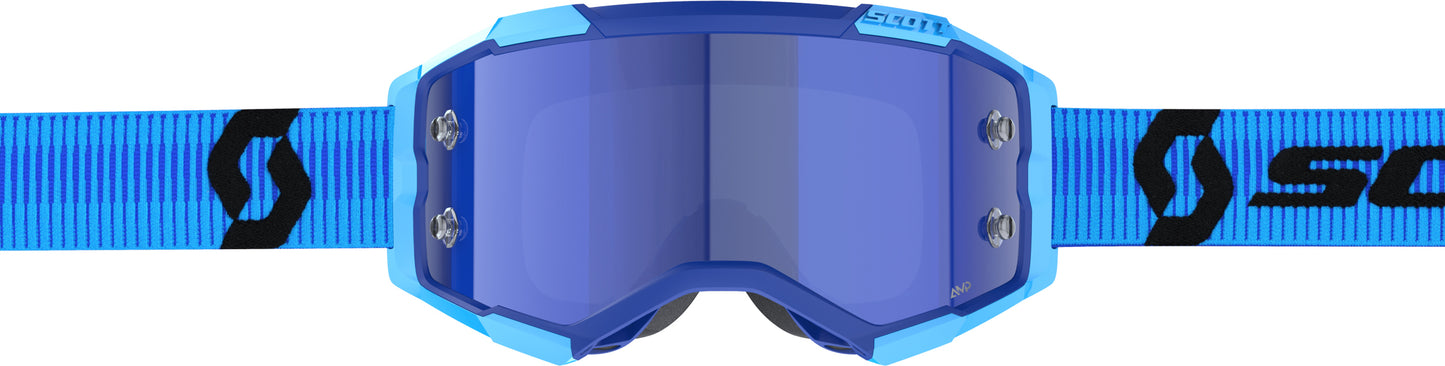 SCOTT Fury Snowcross Goggle Blue/Black Enhcr Blue Chrm - Part 278605-1034347