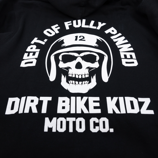 DBK Fully Pinned Hoodie Black 2X - Comfortable Cotton/Poly Blend for Adults and Youth