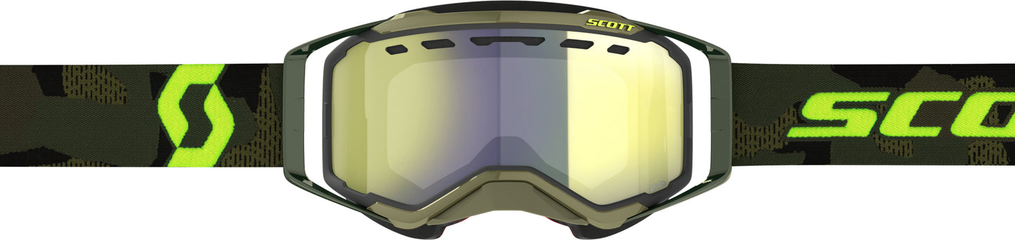 Scott Prospect Snowcross Goggle with Green/Neon Yellow Enhancer Chromatic Lens