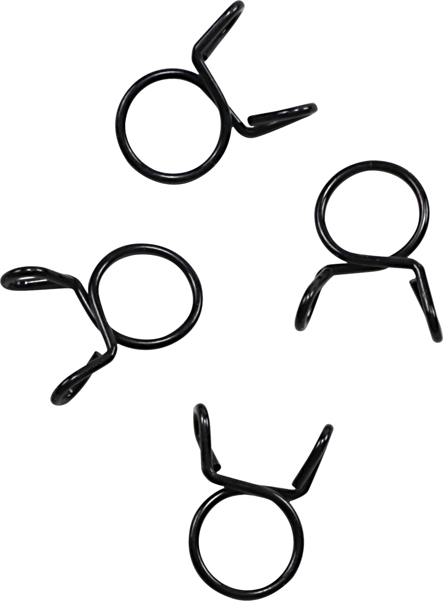 ALL BALLS FS00054 Refill Clamp Kit for Fuel Line and Wiring - 10.3 mm, Black, 4 Pack - Kelly Motorsports