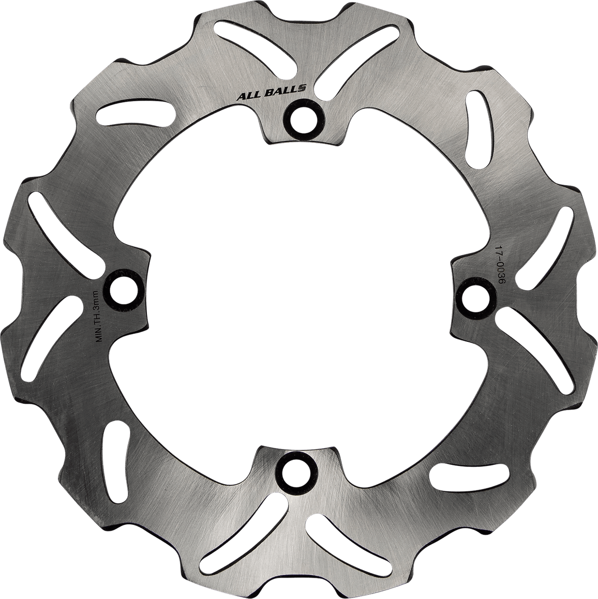 ALL BALLS KTM 18-0071 Slotted Wave-Style Brake Rotor - Kelly Motorsports