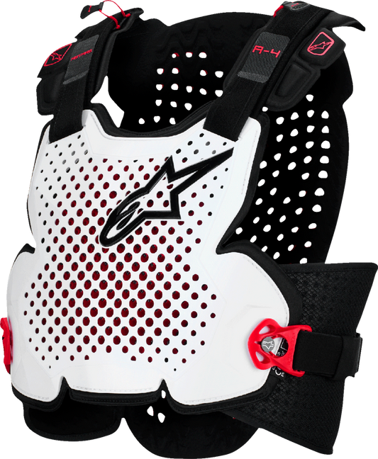 Alpinestars A - 4 Plasma Roost Guard Black/Red/White 6500526 - 132 - Kelly Motorsports