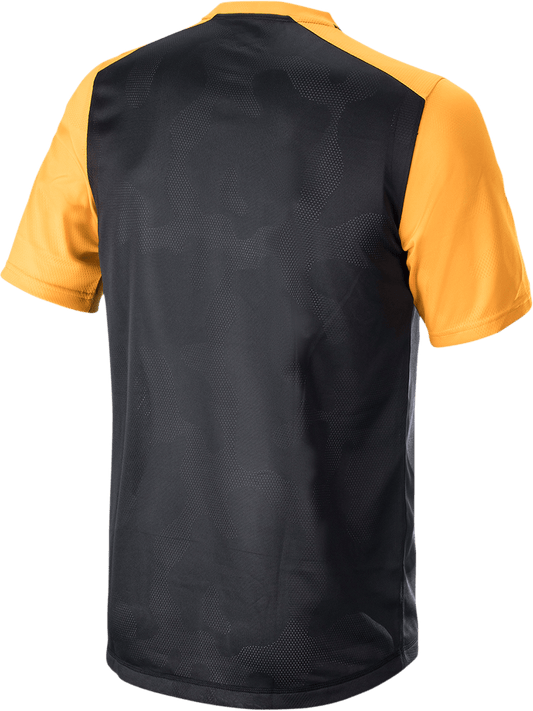 Alpinestars Alps 4.0 V2 Short-Sleeve Jersey - Black, Tangerine & White - Medium - Kelly Motorsports