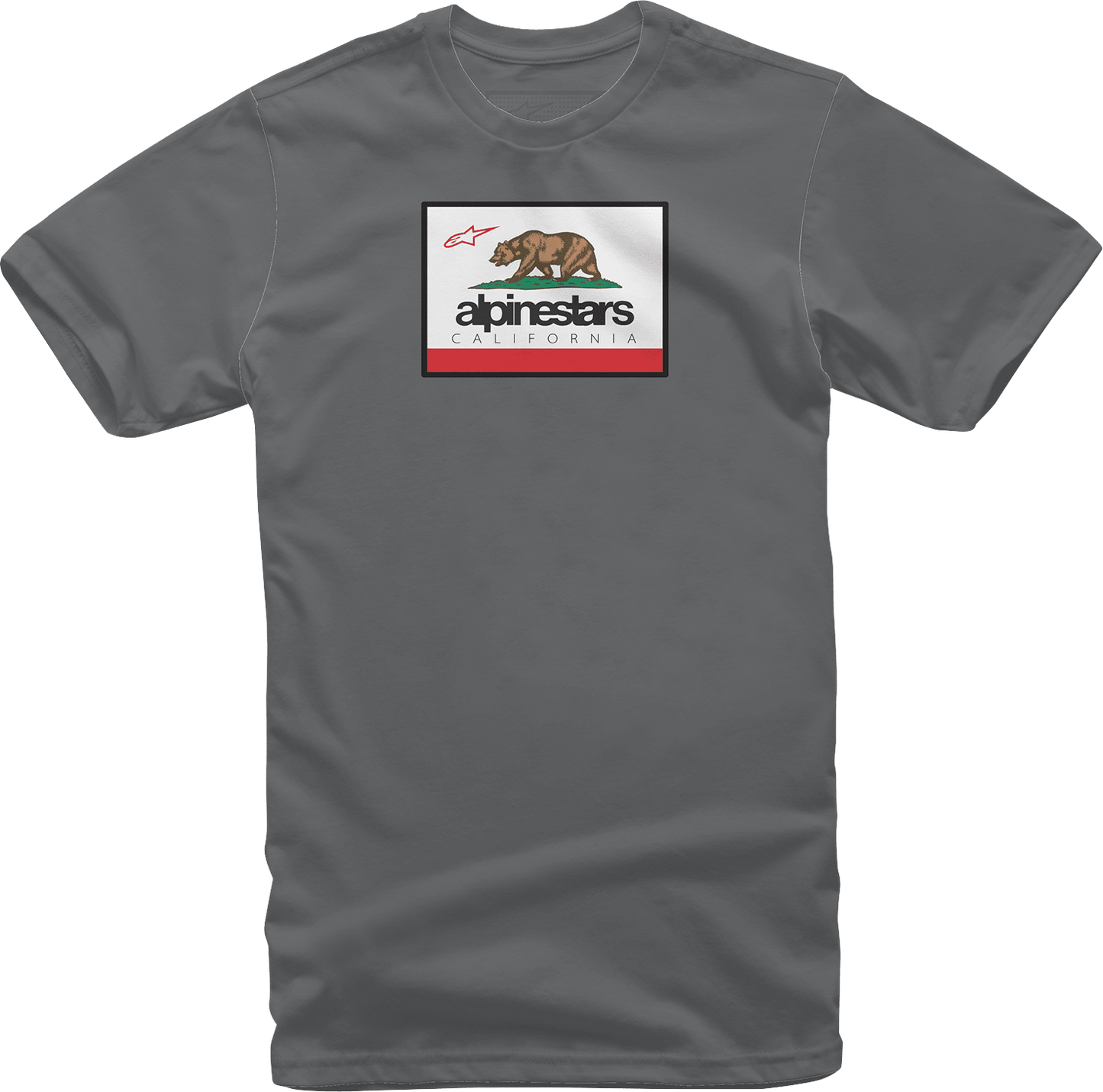 Alpinestars Cali 2.0 T-Shirt - Charcoal Medium - Part Number 12127207018M - Kelly Motorsports