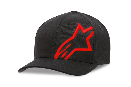 Alpinestars Corp Shift 2 Curved Brim Hat Red/Black 1032 - 81008 - 1030 - Kelly Motorsports