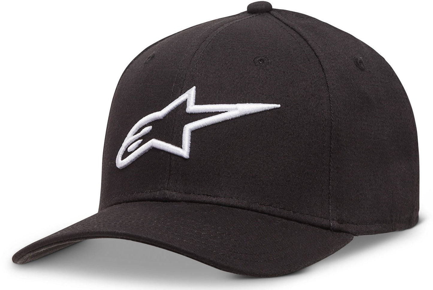 Alpinestars Curve Hat Black/White L/XL 1017-81010-1020-L/XL - Kelly Motorsports