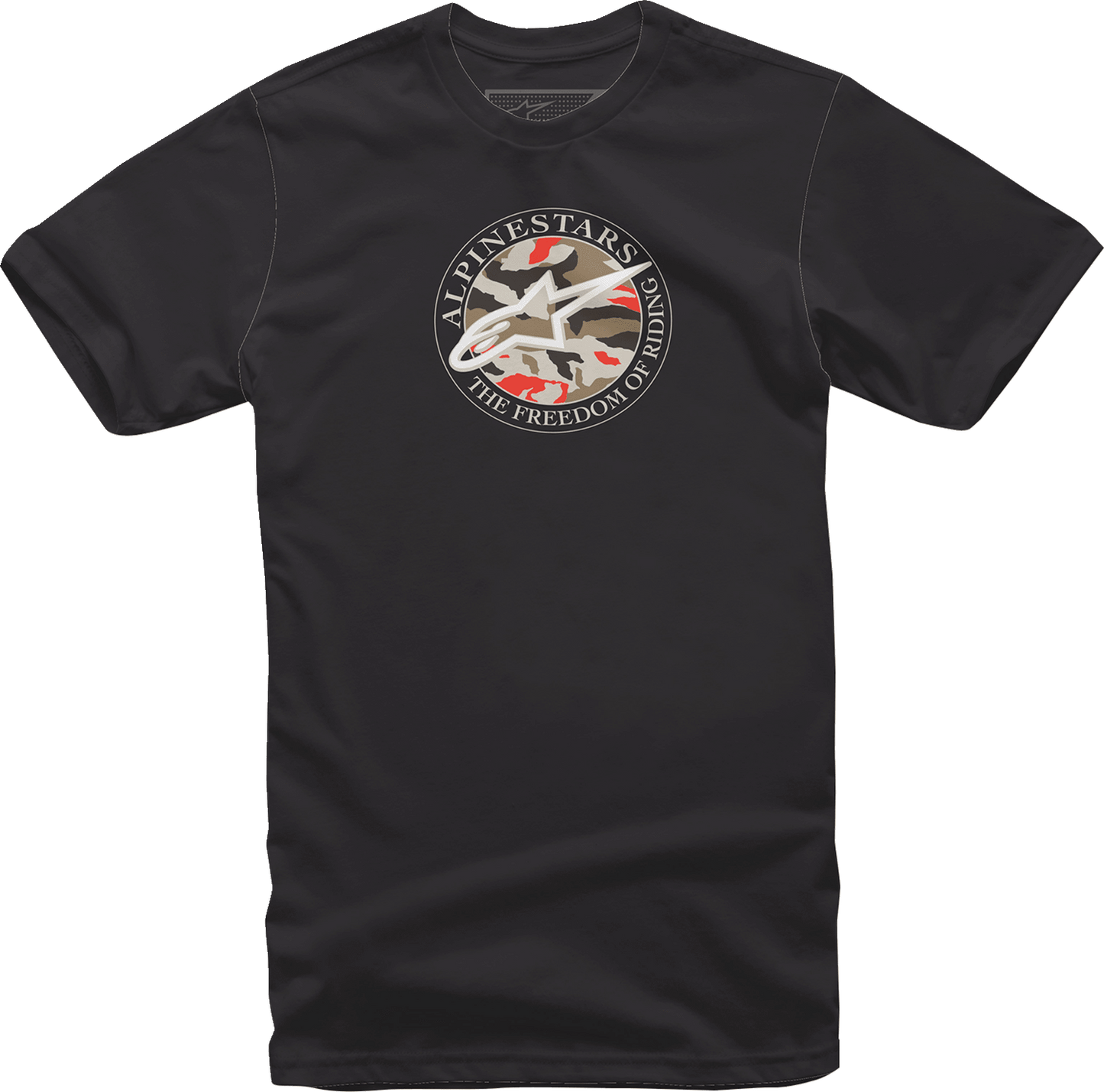 Alpinestars Dot Camo T-Shirt - Black, Medium - Part Number 12137266010M - Kelly Motorsports