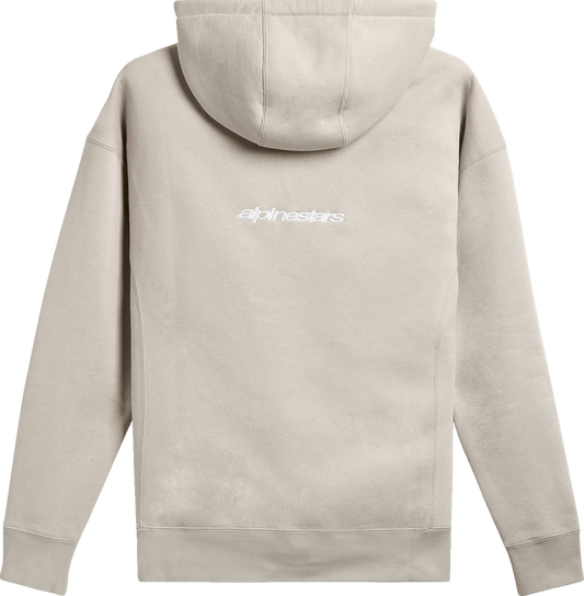 Alpinestars Exordium Pullover Hoodie Off White XL - Comfortable Oversized Fit with Embroidery Details - Kelly Motorsports