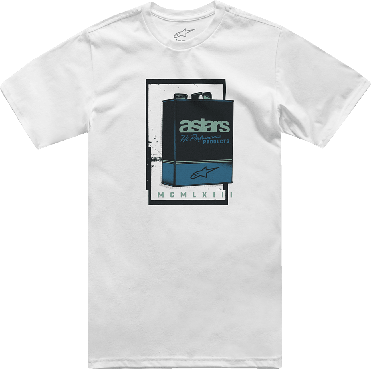 Alpinestars Galun T-Shirt - White, Size Large - 1214-73140-20-L - Kelly Motorsports