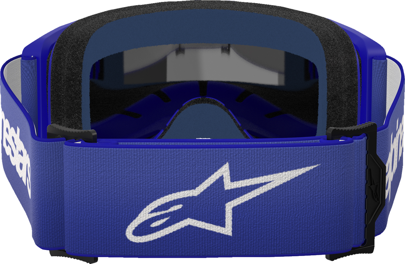 Alpinestars GOGGLES Vision 3 Goggle - Blue with Silver Mirror Lens, Part 5103225 - 7266 - Kelly Motorsports