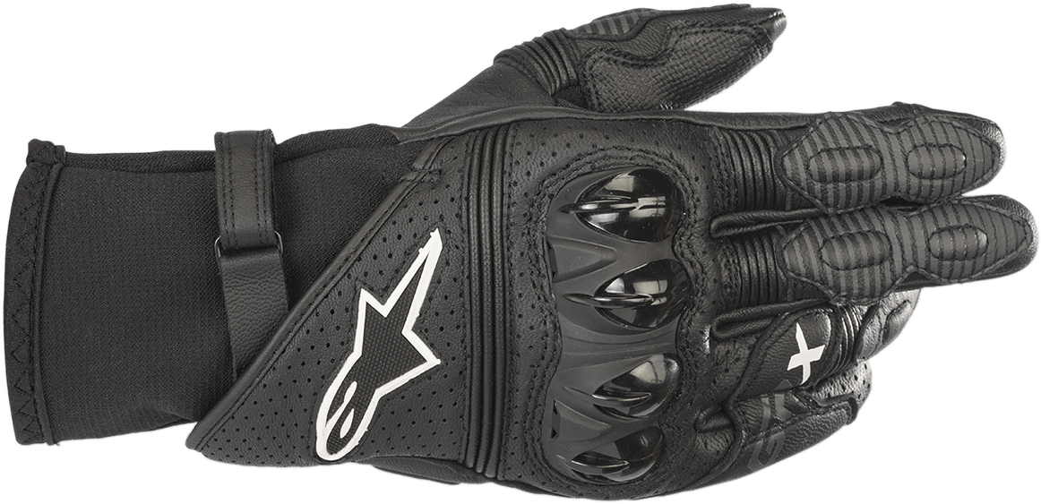 Alpinestars GPX V2 Gloves - Black, XL - Enhanced Summer Motorcycle Riding Gear - Kelly Motorsports