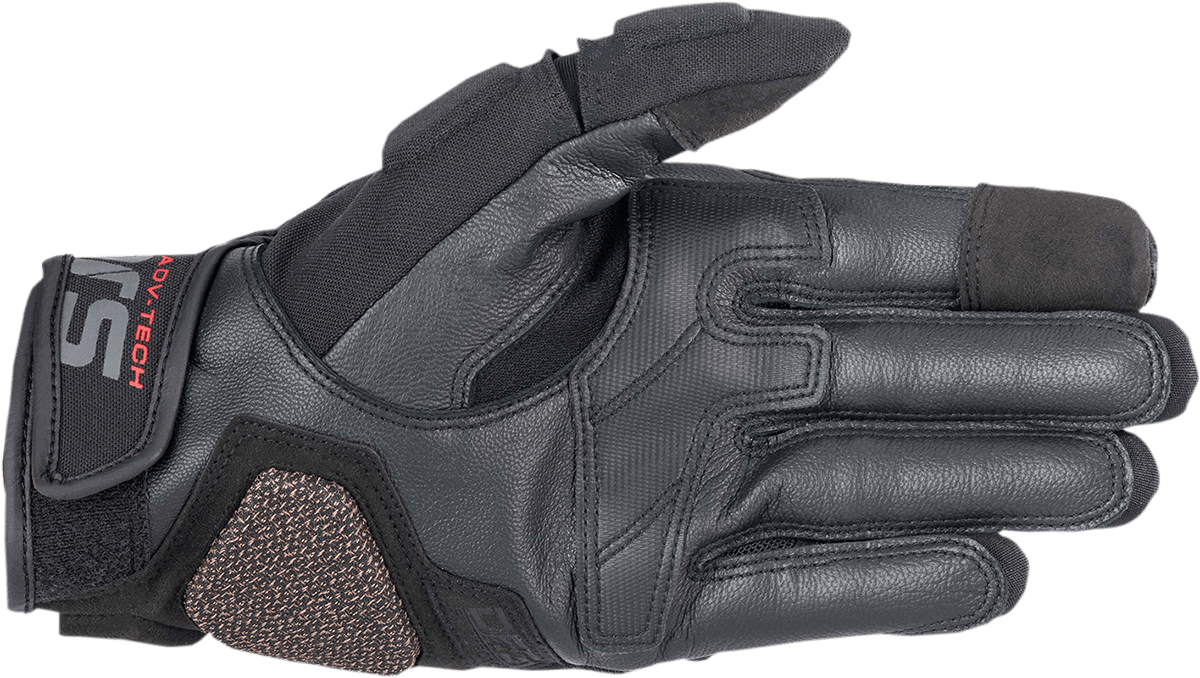 Alpinestars Halo Gloves Black XL - Durable Off-Road Motorcycle Gloves with Advanced Protection - Kelly Motorsports