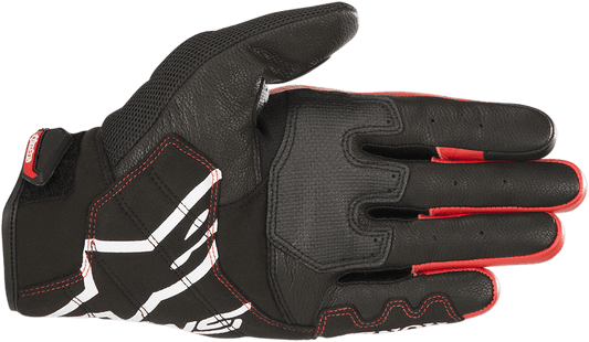 Alpinestars Honda SMX-2 Air Carbon V2 Gloves - Black/Red, Small (Part Number 3567818-13-S) - Kelly Motorsports