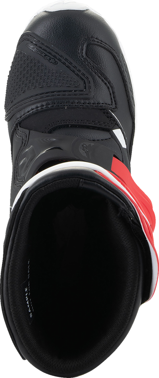 Alpinestars Kids Tech 3S Boots - Red/Black/White, US 12 / EU 30.5 - Part Number 2014524 - 2030 - 12 - Kelly Motorsports