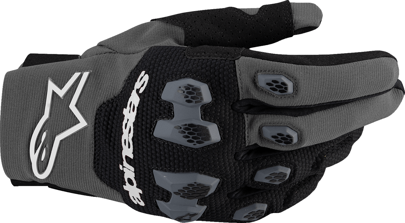 Alpinestars Pro-Dura Gloves - Black and Gray, Medium - Kelly Motorsports