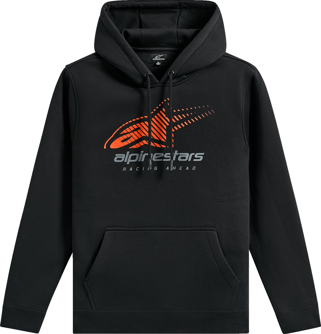 Alpinestars Pulse Pullover Hoodie 2XL - Black with Logo and Speed Line Fade - Kelly Motorsports