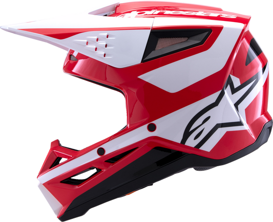 Alpinestars SM3 Helmet Heat - Gloss Red, White & Black Medium (Part 8301026 - 3126 - M) - Kelly Motorsports