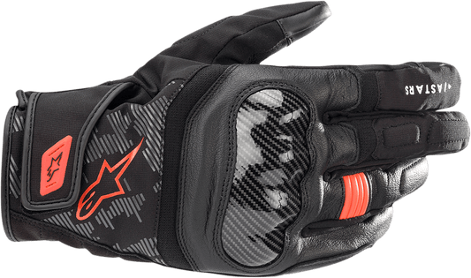Alpinestars SMX Z Drystar® Gloves - Black/Fluo Red, Medium - Kelly Motorsports