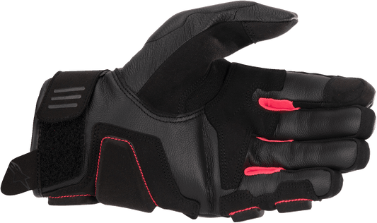Alpinestars Stella Phenom Leather Gloves - Black/Diva Pink, XS - Part 3591723-1839 - Kelly Motorsports