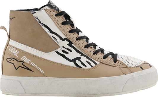 Alpinestars Stella Stated Flair Women's Riding Shoes - Warm Gray and White, US 7, Part 2541426 - 9322 - 7 - Kelly Motorsports