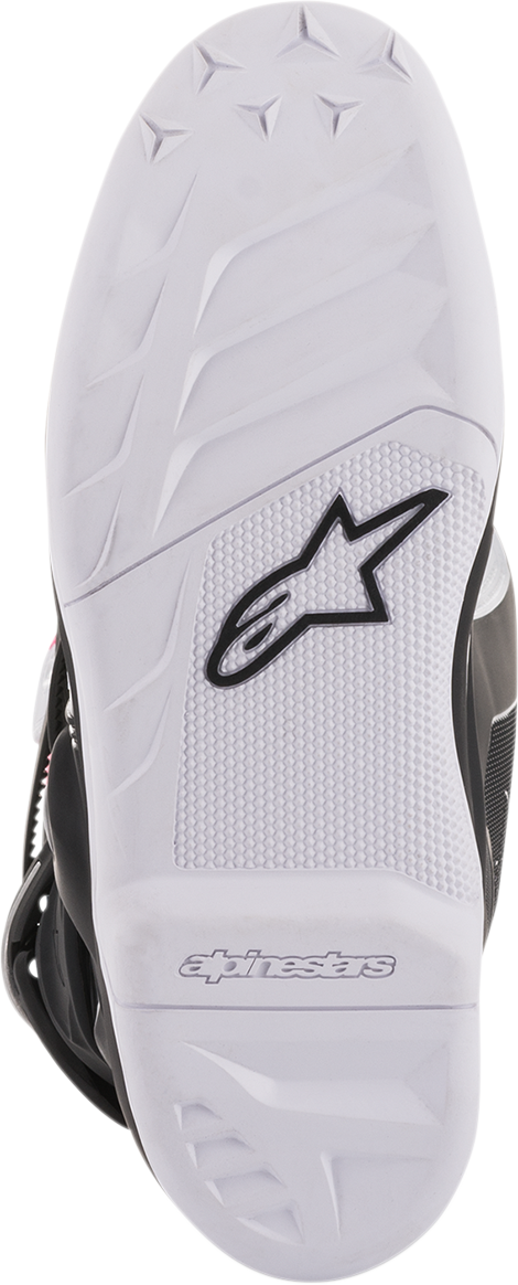 Alpinestars Stella Tech 3 Women’s Motorcycle Boots - Black, White & Pink, US 7 / EU 38 - Kelly Motorsports