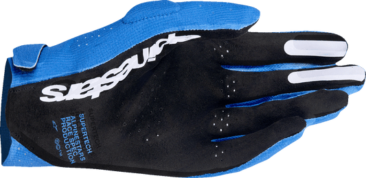 Alpinestars Supertech MX Gloves 3560526-7283-4X – UCLA Blue, Deep Blue, White, 4XL - Kelly Motorsports