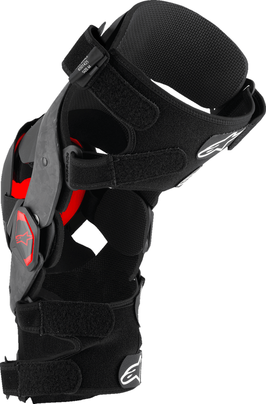 Alpinestars Supertech RK-10 Plasma Knee Braces Black/Red - Kelly Motorsports