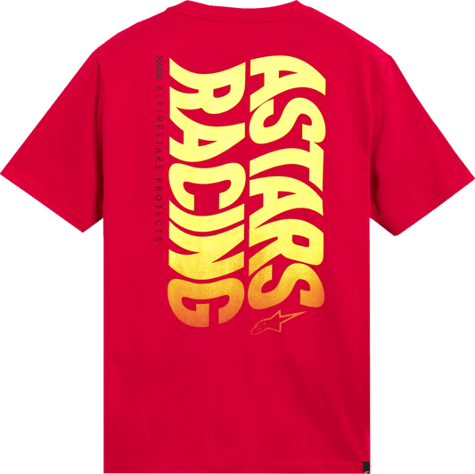 Alpinestars Swerve CSF T-Shirt - Red, Size XL - Comfortable Cotton-Poly Blend - Kelly Motorsports