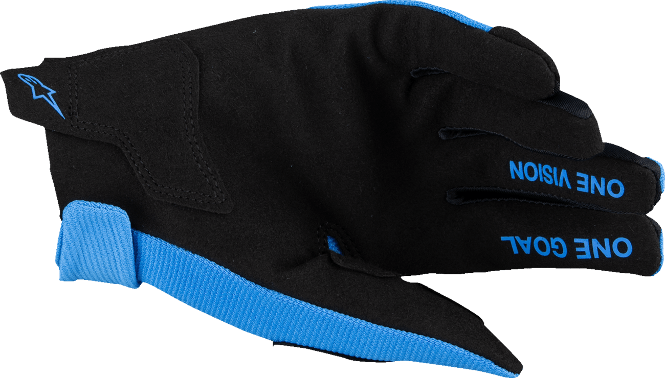 Alpinestars Youth Radar MX Gloves - Blue/Black, Size 2XS - Durable and Breathable Riding Gloves - Kelly Motorsports