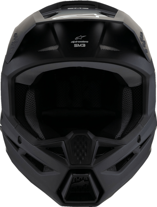 ALPINESTARS Youth SM3 Helmet - Solid Matte Black 8302225 - Kelly Motorsports