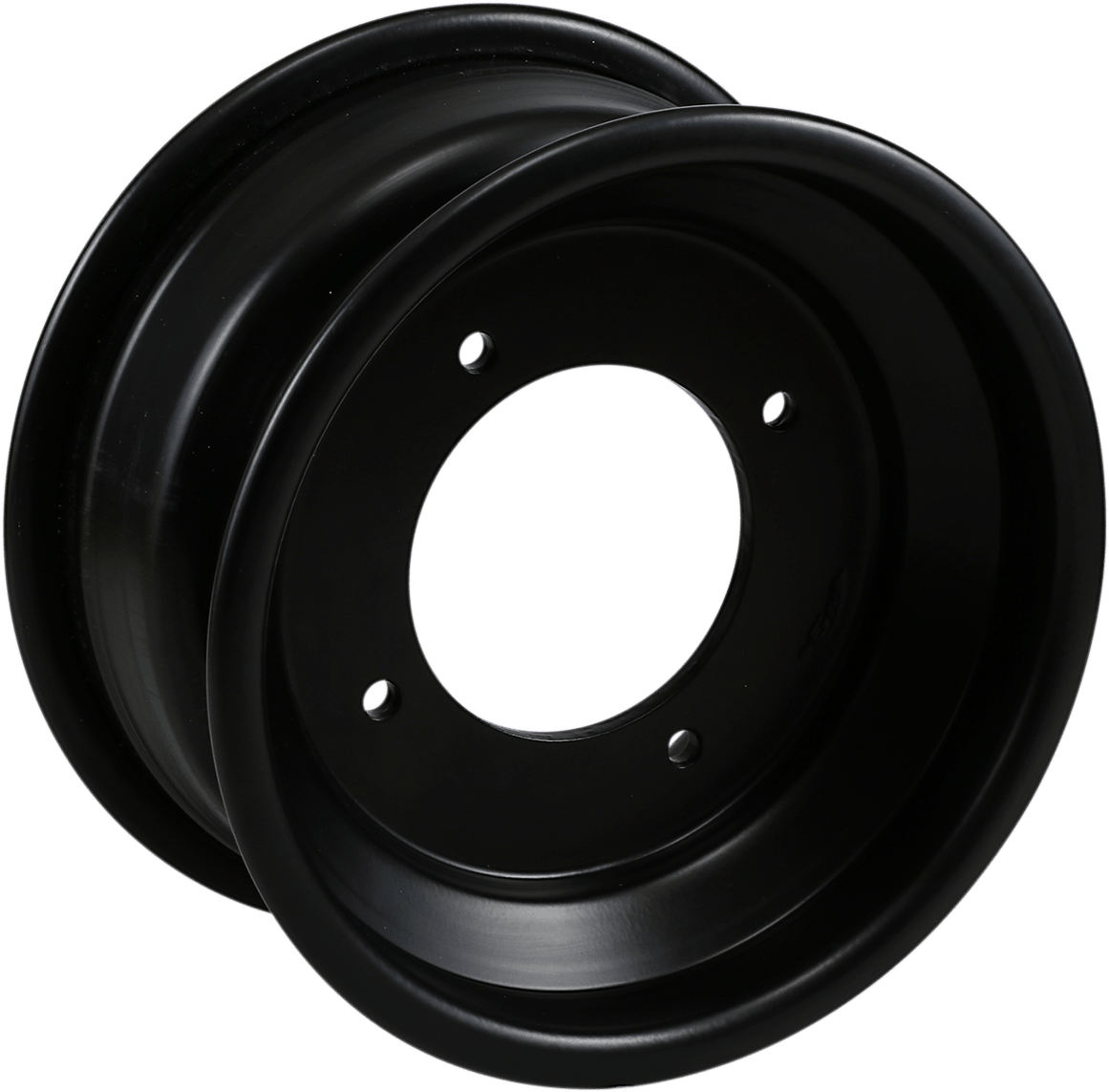 AMS Spun Rolled-Lip Front Wheel - Black 10x5 for 4/144 Vehicles (Part #261RL105144B3) - Kelly Motorsports