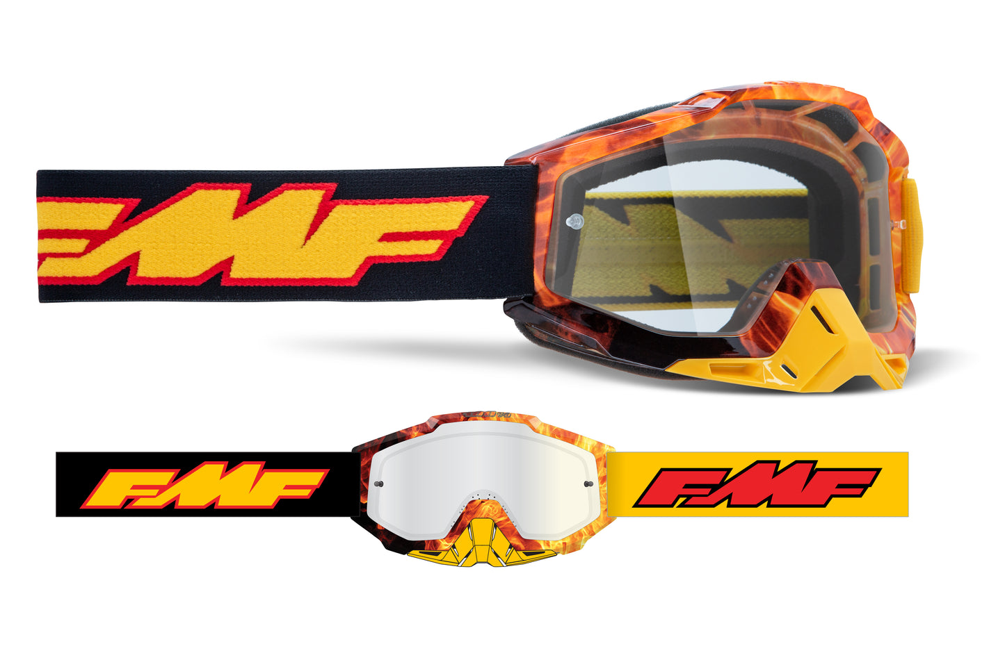 FMF Vision Powerbomb Goggle with Spark Clear Lens by FMF VISION - Part F-50036-00005