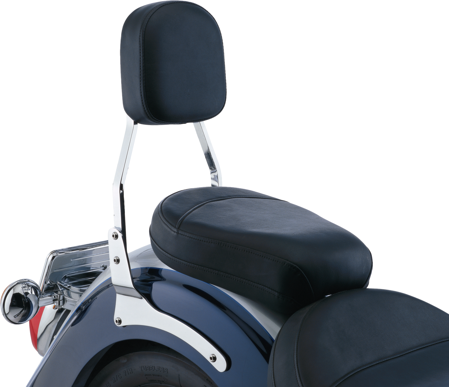 STD SISSY BAR W/PAD CHROME HON REBEL 250 96-16