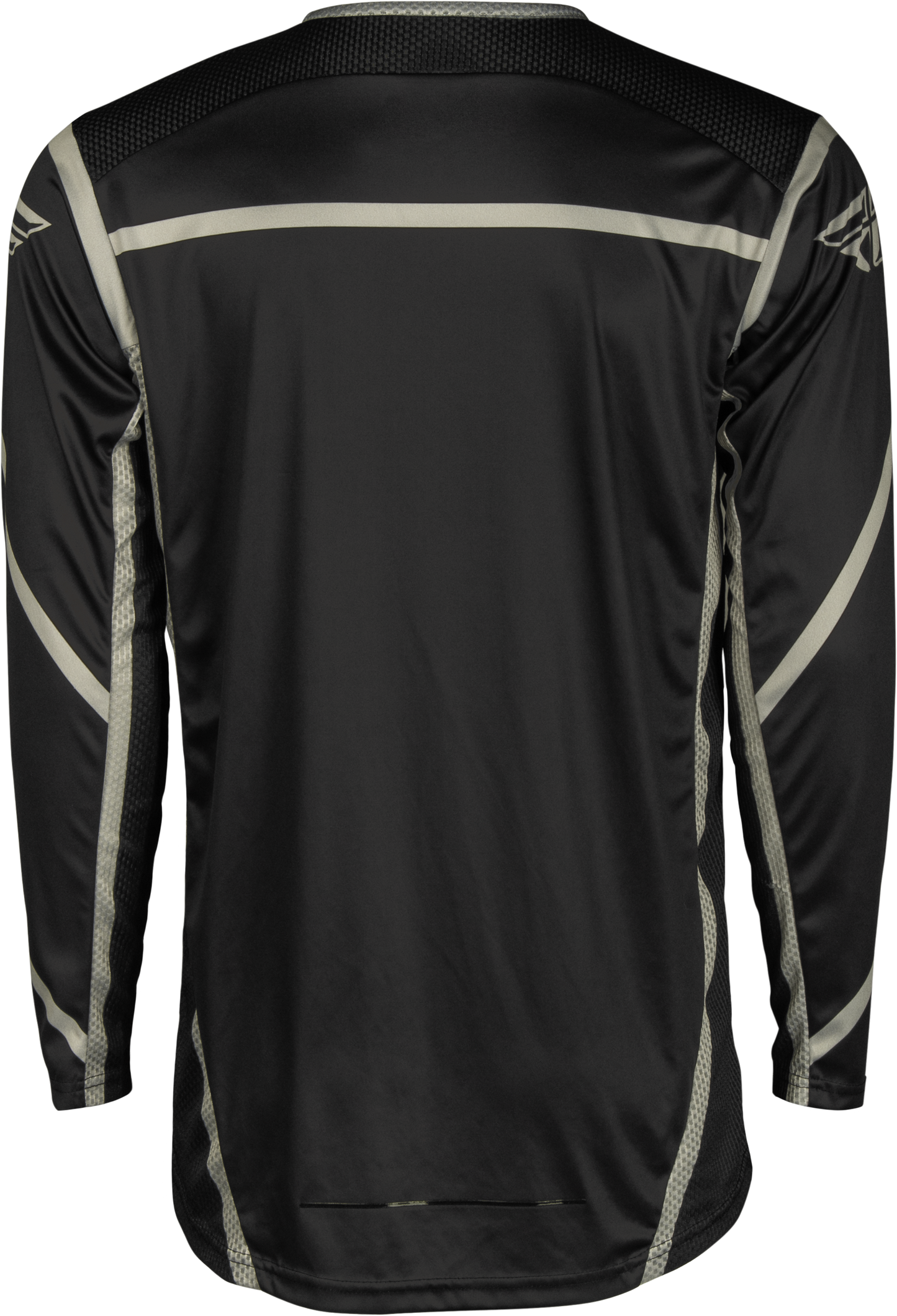 Fly Racing Lite Jersey Black/Grey Large - Lightweight Performance Motorcycle Jersey