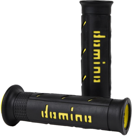 Domino Racing XM2 Grips Black/Yellow Pair