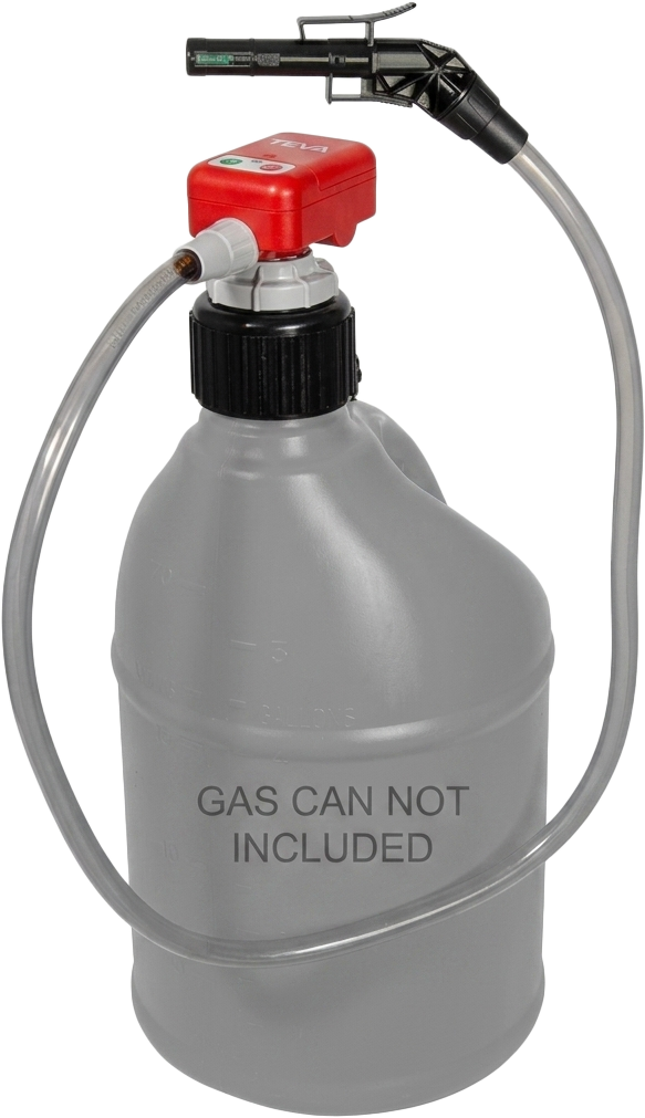TERA PUMP Battery Powered Fuel Transfer Pump with Adapter TRFA01 XL
