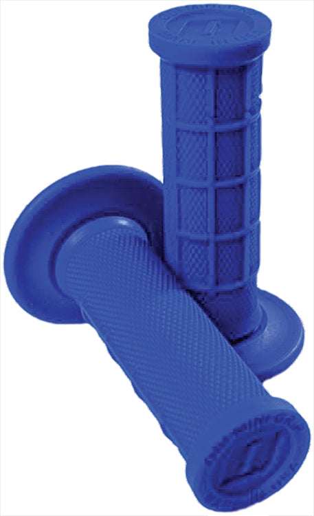 ODI Mini MX Half Waffle Grips Blue - Part H01MMU for 50cc Mini Bikes