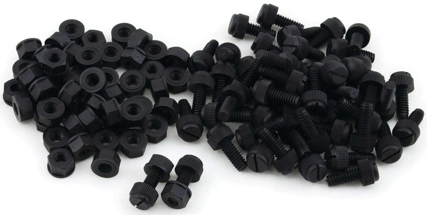 BOLT LPFB500 License Plate Bolts with Nuts, 500-Pack