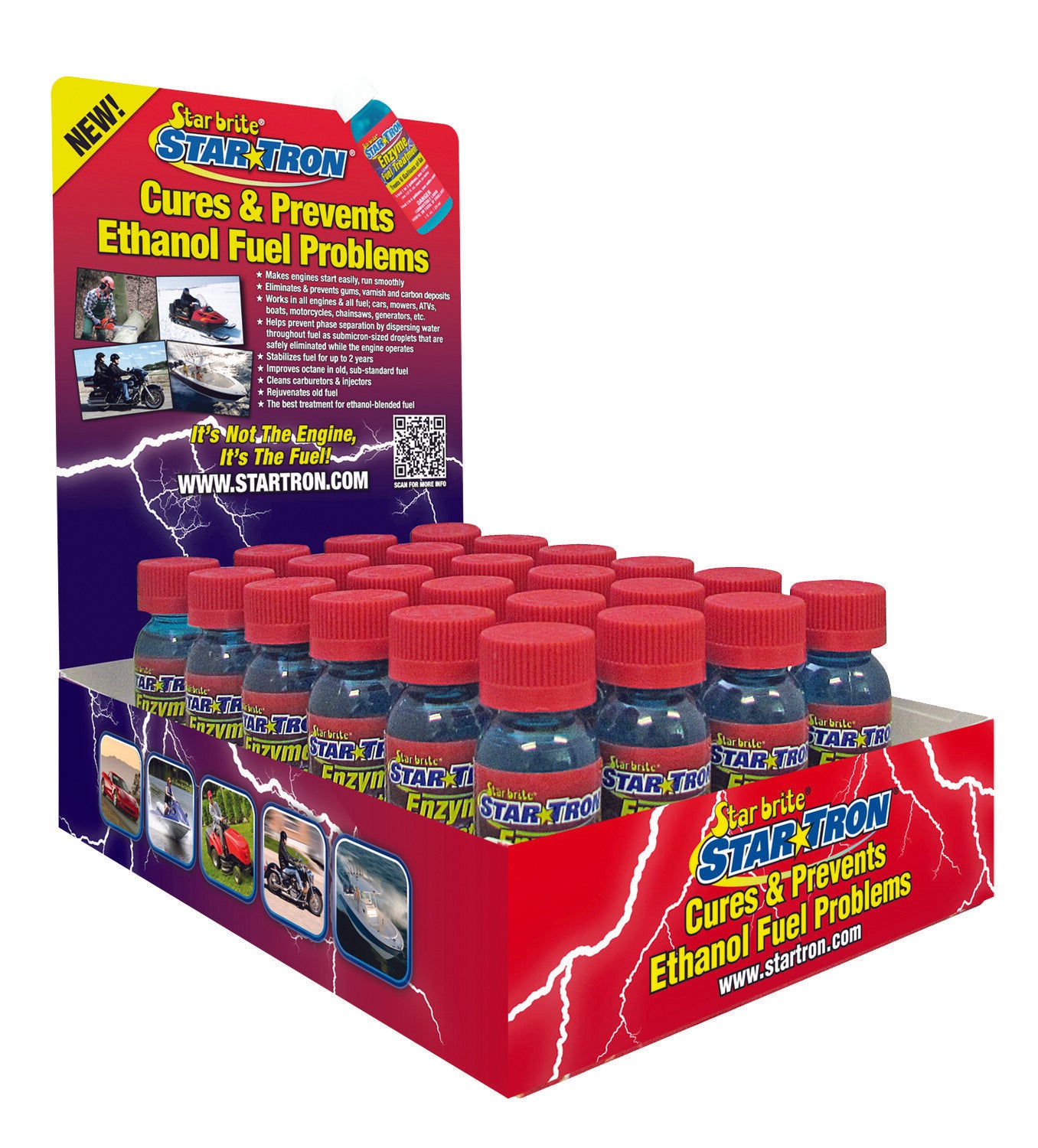 Enzyme Fuel Treatment Display w/Product
