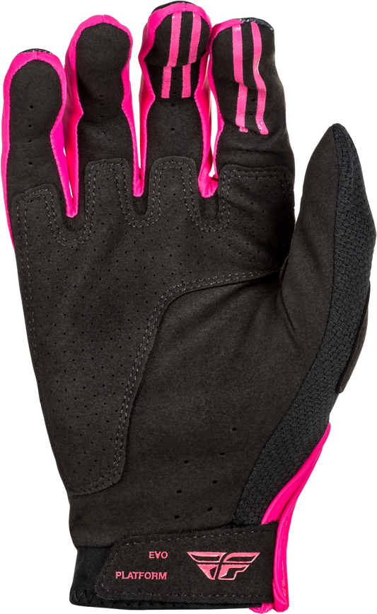 Fly Racing Evolution Dst Gloves Black and Pink - Part Number 378-1112X