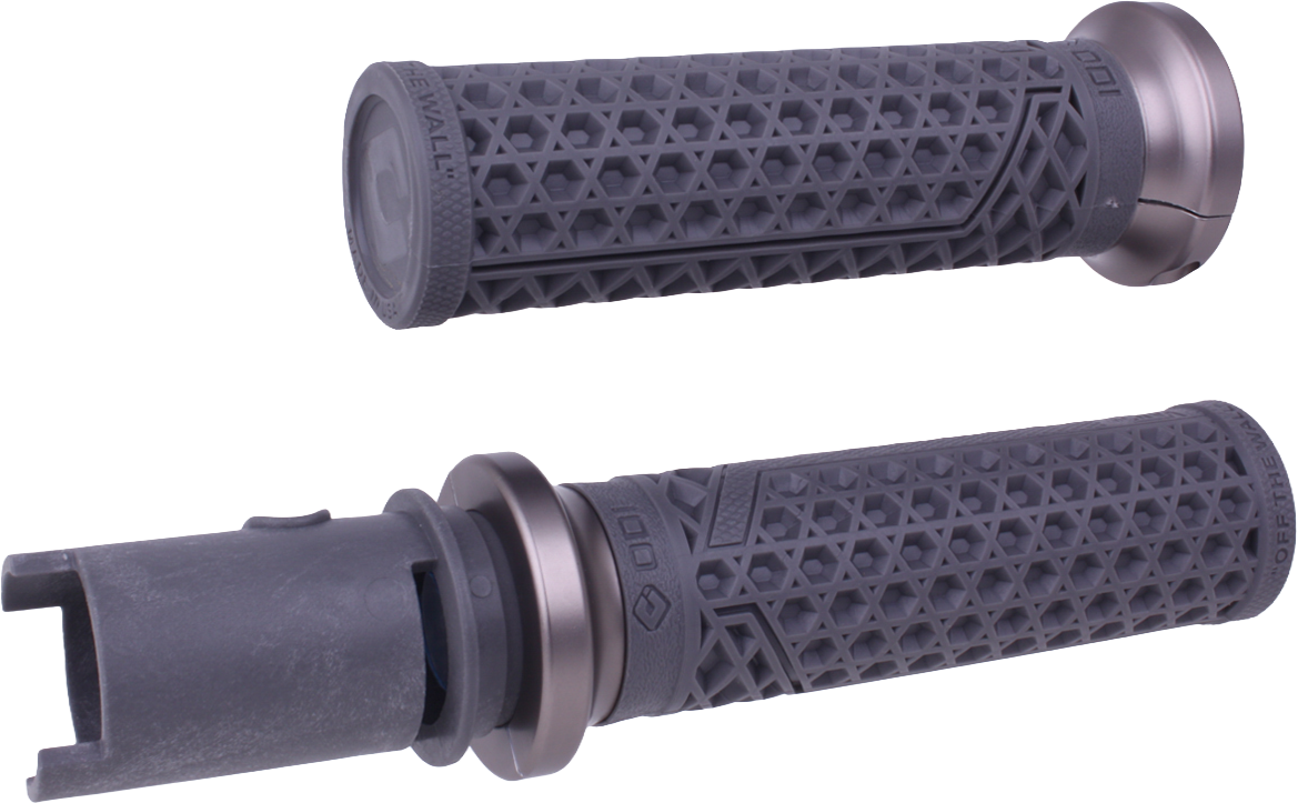 ODI Van's Lock On Grips Graphite and Gun Metal for Honda CVO '23-'24