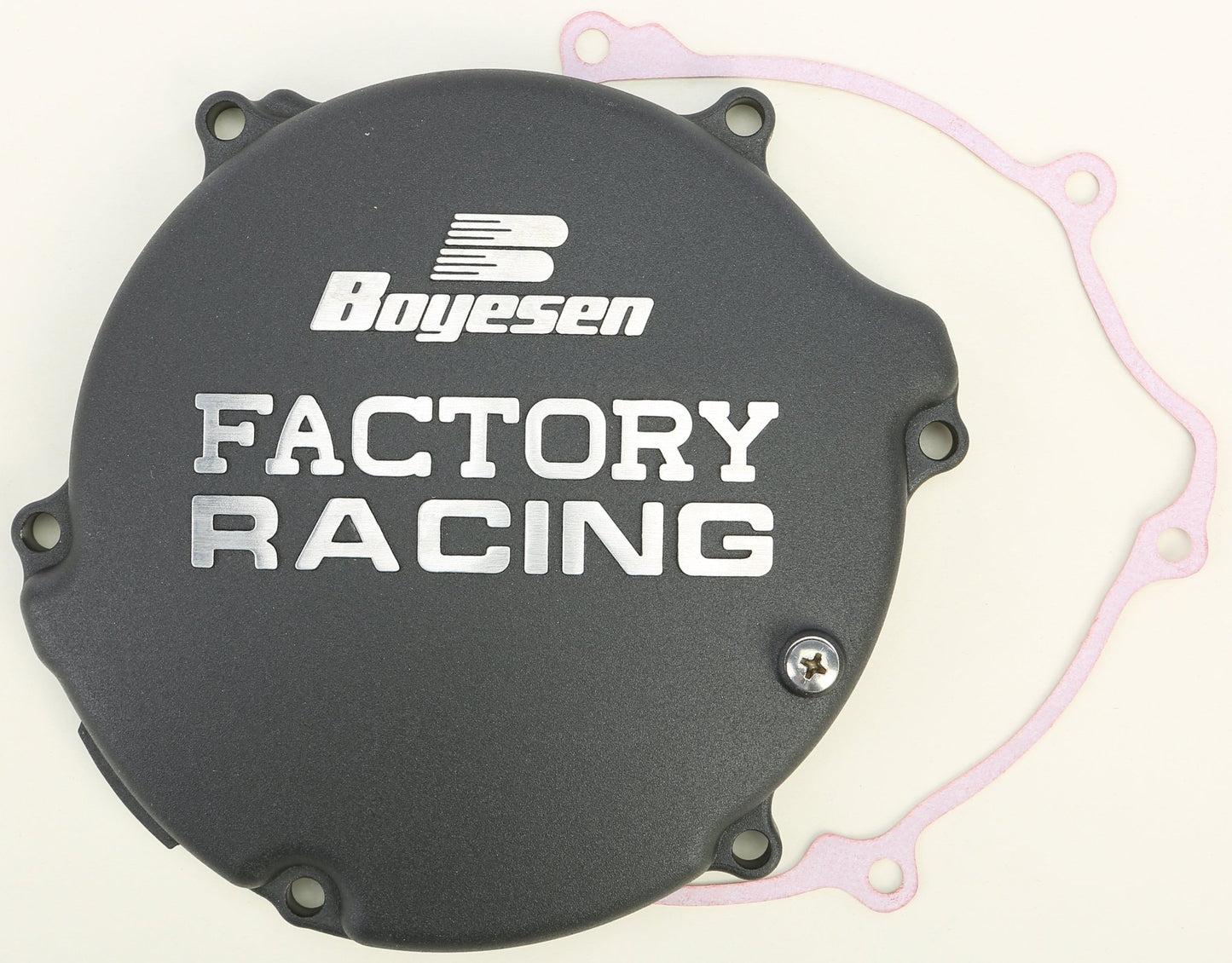 Boyesen Factory Racing Clutch Cover Black for Kawasaki KX125 (1994-2002) – Part Number CC-11B - Kelly Motorsports