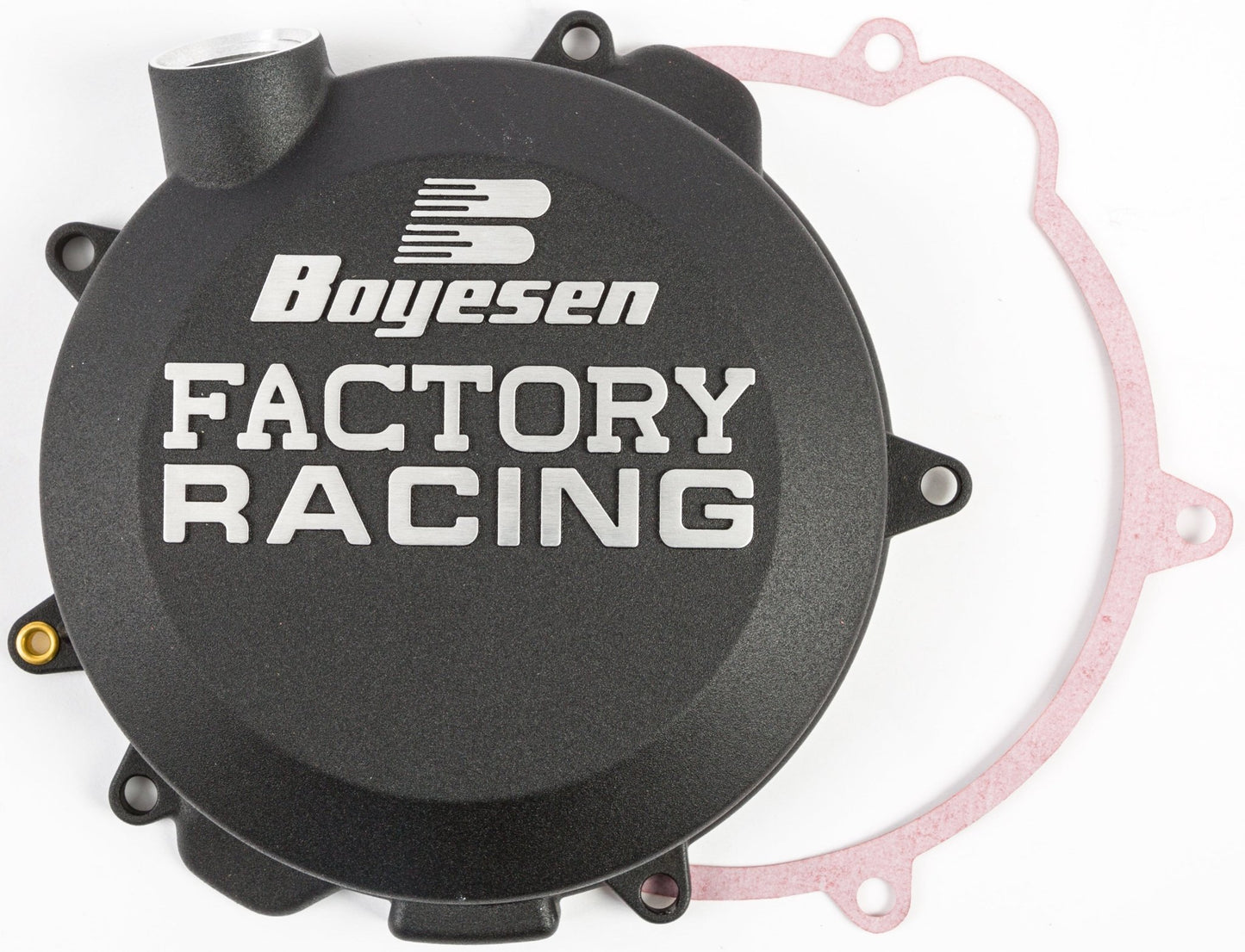 Boyesen Factory Racing Clutch Cover Black for KTM and Husqvarna Models - Part CC-41AB - Kelly Motorsports